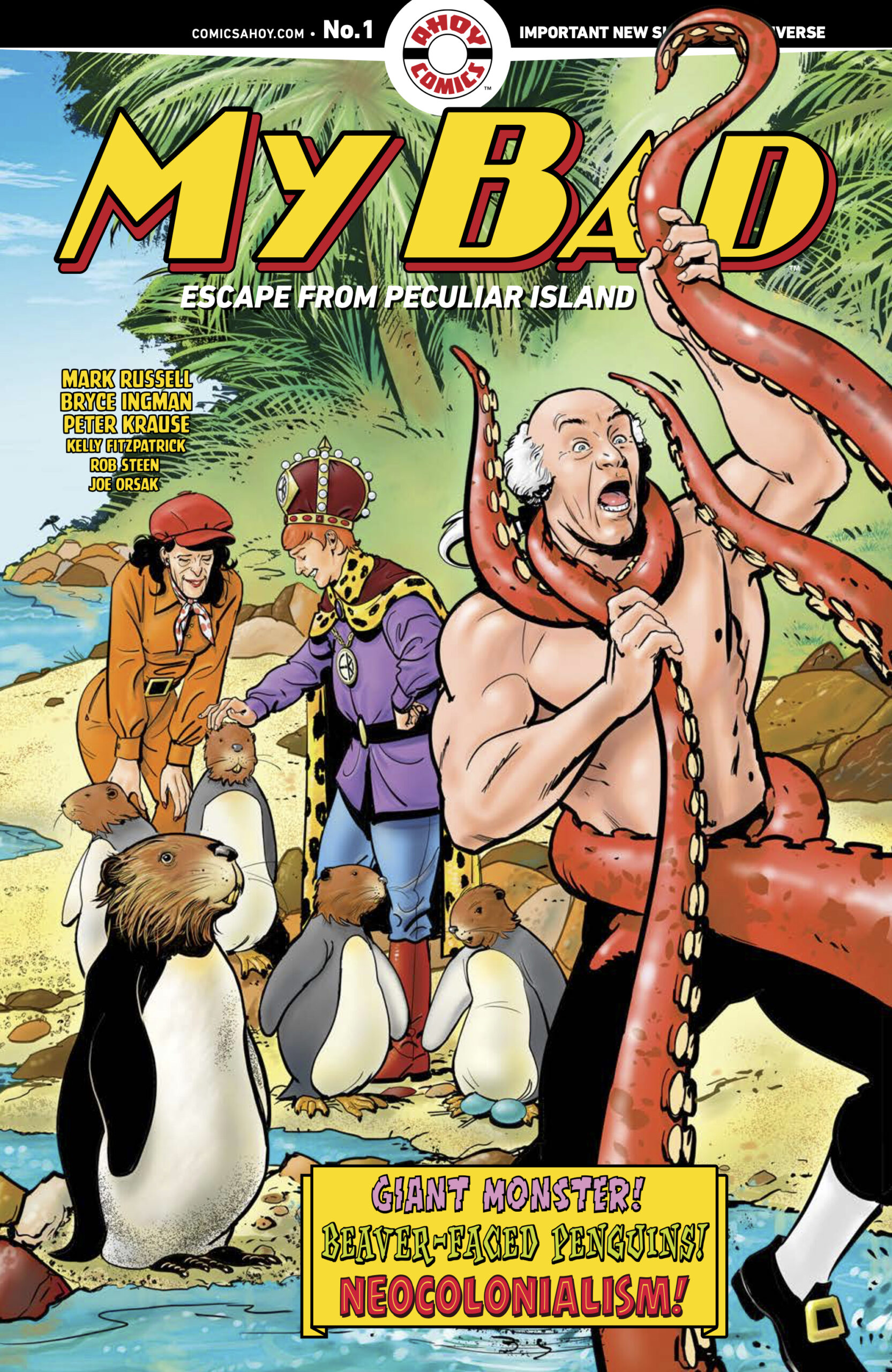 AHOY Comics Unleashed the Absurdity in “MY BAD: ESCAPE FROM PECULIAR ISLAND” #1 on May 15th!